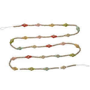 Clayre & Eef 65993 Weihnachtsgirlande Silber 180 cm...