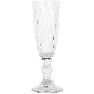 Clayre & Eef Champagnerglas Diamantschliff Ø 7...