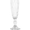 Clayre & Eef Champagnerglas Diamantschliff Ø 7 cm Höhe 20 cm 175 ml