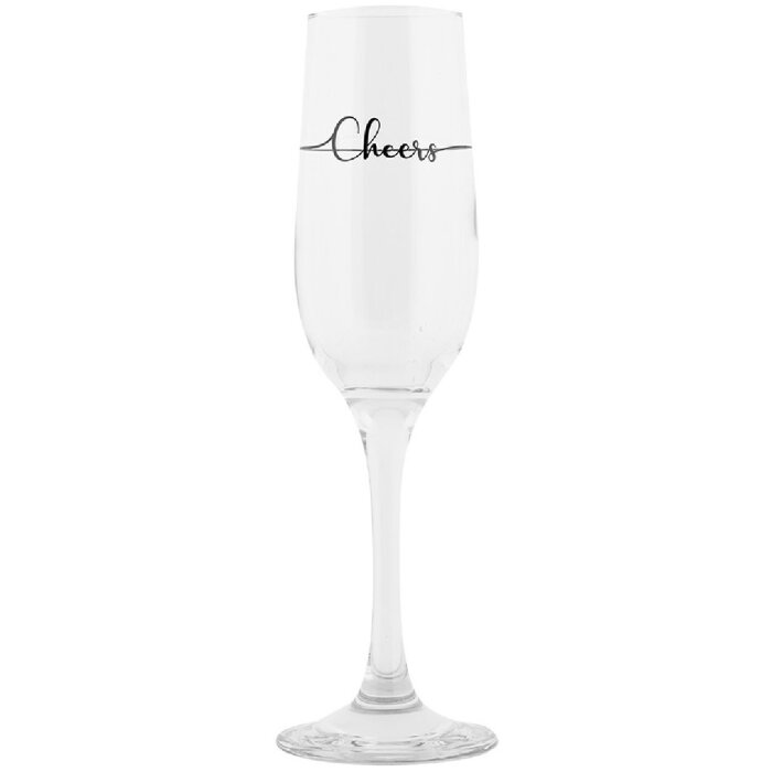 Clayre & Eef Champagnerglas Cheers Design 200 ml