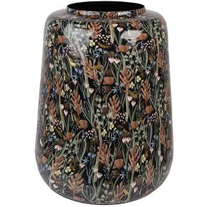 Clayre & Eef 65886 Dekovase Eisen Schwarz Braun...