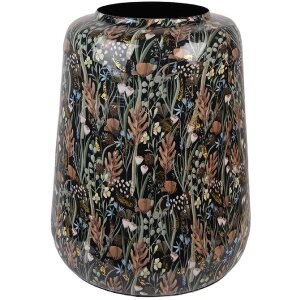 Clayre & Eef 65886 Dekovase Eisen Schwarz Braun...