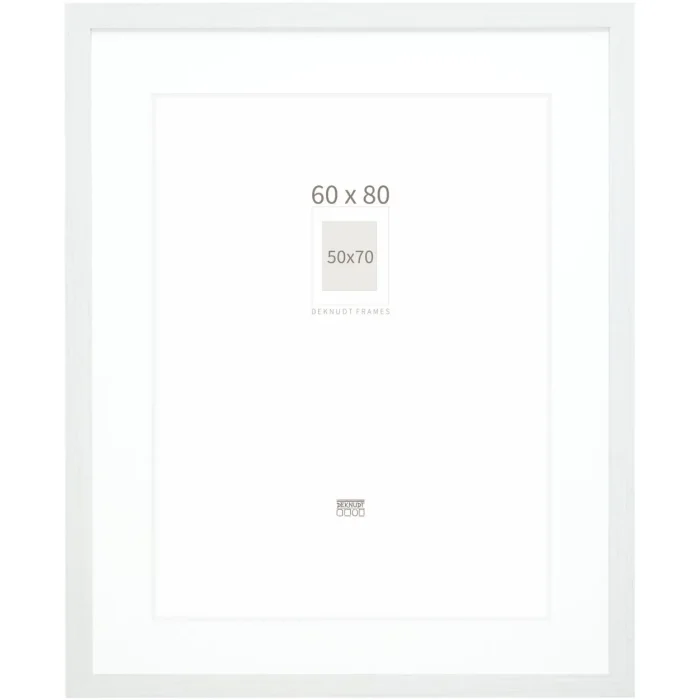 Deknudt S66KF1 Белая фоторамка с пассатижами 60x80 см
