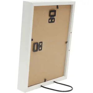 Deknudt S68XH1 фоторамка белое дерево 10x15 см простое прозрачное стекло МДФ