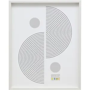 Deknudt S68XH1 фоторамка белое дерево 10x15 см простое прозрачное стекло МДФ