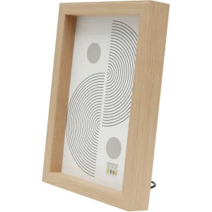 Фоторамка Deknudt S68XH3 светлое дерево 15x20 см прозрачное стекло задняя панель МДФ