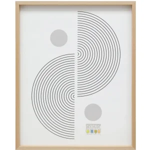 Фоторамка Deknudt S68XH3 светлое дерево 15x20 см прозрачное стекло задняя панель МДФ