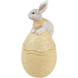 Clayre & Eef 6PR5129 Schale mit Deckel Osterhase auf...