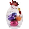 Clayre & Eef 6GL4996 Банка для хранения с крышкой в виде цыпленка Ø 6x9 см