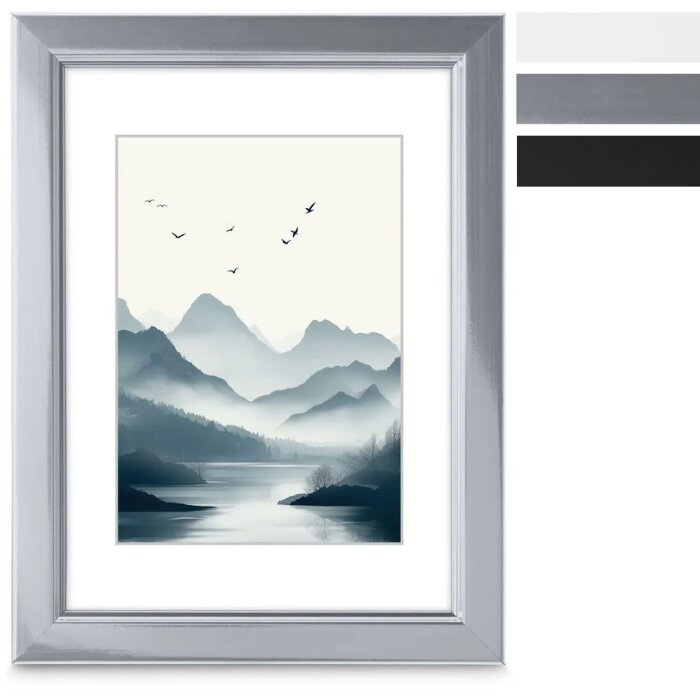 Hama Kunststoffrahmen Chill Silber Weiß Schwarz 10x15 bis 30x40 cm