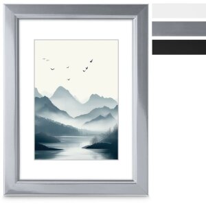 Hama Kunststoffrahmen Chill Silber Weiß Schwarz...