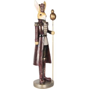 Clayre & Eef Deko-Kaninchen 6PR5467 Landhausstil Polyresin 13x12x47 cm