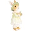 Clayre & Eef Deko-Kaninchen Landhausstil Beige Grün 5x5x11 cm Polyresin