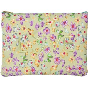 Juleeze JZTB0072 Kulturbeutel Grün mit floralem...