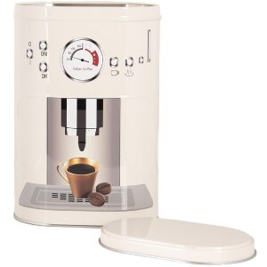 Clayre & Eef 6BL0141 Aufbewahrungsbox 2er-Set Beige Retro Eisen