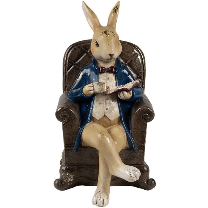 Clayre & Eef 6PR4416 Украшение Кролик 12x10x18 см