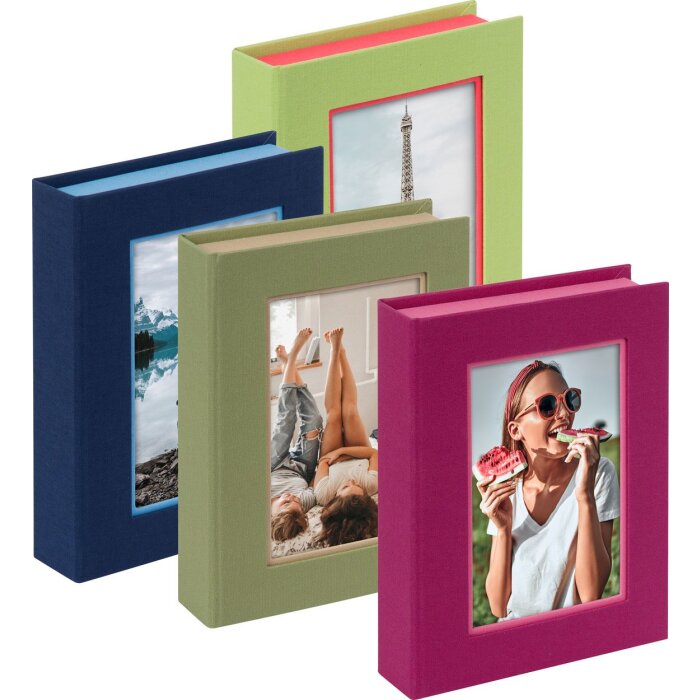 Коробка для хранения Goldbuch Bella Vista linen 19 x 14 см окно для фотографий 4 цвета