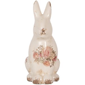Clayre & Eef Deko-Kaninchen Beige Rosa Landhausstil...