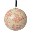 Clayre & Eef 6CE2106M Украшение Шар Ø 8 см Винтажная керамика Бежево-розовый