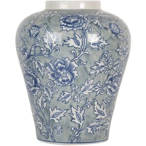 Clayre & Eef 6CE2084 Vase Keramik Blau-Grün...