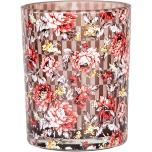 Clayre & Eef 6GL4974 Teelichthalter Set 2 Braun Rot...