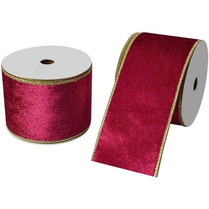 Clayre & Eef LI0128BU Лента 6,3 см x 5 м цвета розового золота