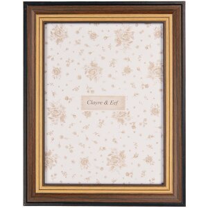 Clayre & Eef Fotorahmen 14x2x19 cm Landhausstil Braun...
