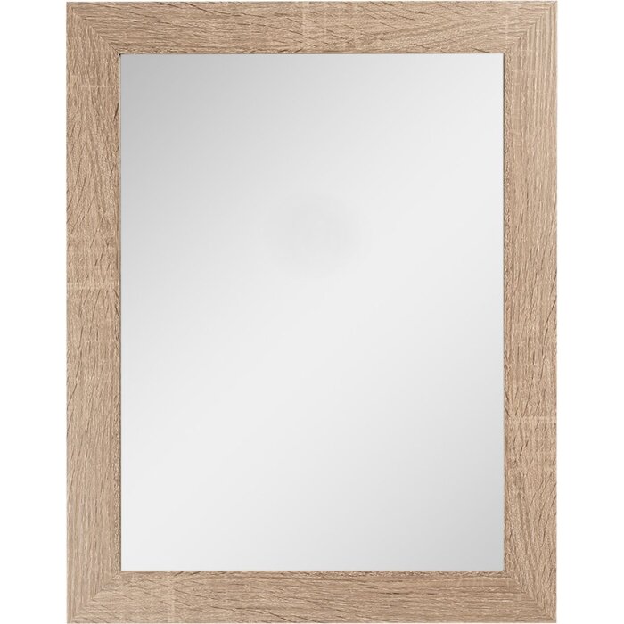 Clayre & Eef 62S327 Настенное зеркало в стиле кантри коричневое 37x2x47 см