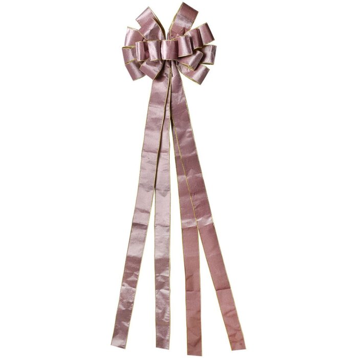 Clayre & Eef 65975F Декоративный бант Розовое золото 33x135 см