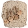 Clayre & Eef 66072 Dekoration Fischnetz Beige 200x400 cm Landhausstil
