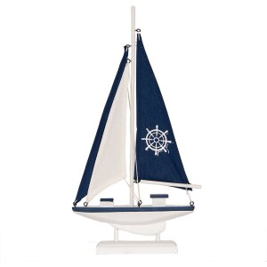 Clayre & Eef Украшение Парусник 20x4x37 см Морское...