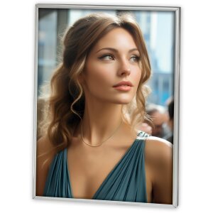 ZEP Hochglanz-Bilderrahmen 120S22 Silber 7x10 cm Metall...