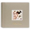 ZEP Fotoalbum Dante Beige 24x24 cm 40 weiße Seiten mit Pergamin