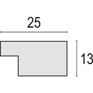 Фоторамка ZEP Orion серебристая 13x18 см