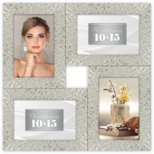 Фоторамка-коллаж ZEP Orion серебристая 4 фотографии в...