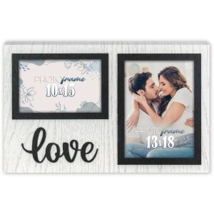 ZEP двойная рамка Elvas для 10x15 и 13x18 см из дерева...