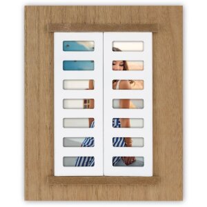 ZEP Деревянная фоторамка Procida Brown 10x15 см со ставнями