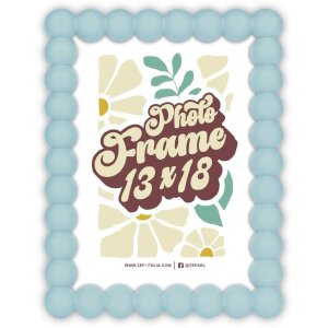 ZEP Деревянная фоторамка Pop Blue 13x18 см