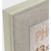 ZEP Bilderrahmen Colmar Grau 15x20 cm Polystyrol Holzoptik mit Aufsteller