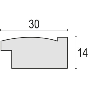 ZEP фоторамка Colmar Grey 20x25 см деревянный вид настенное крепление