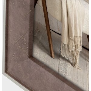 Фоторамка ZEP Colmar Brown 15x20 см вид дерева с подставкой из натурального стекла