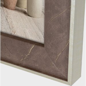 Фоторамка ZEP Colmar Brown 15x20 см вид дерева с подставкой из натурального стекла