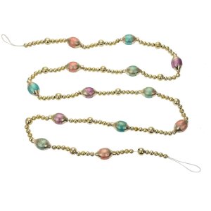 Clayre & Eef Weihnachtsgirlande Gold 180 cm Eisen...