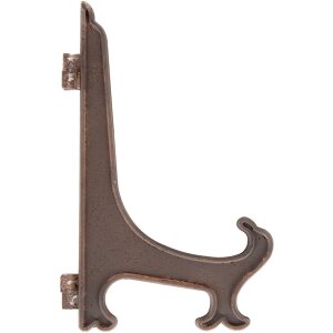 Clayre & Eef Dekorationsteller 22x22 cm Beige Vintage Keramik Blumenmuster