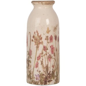 Clayre & Eef 6CE2029 Keramikvase Beige Rosa Grün...