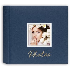 ZEP Fotoalbum Dante Buchalbum 24x24 cm 32x32 cm 40/60 Seiten Fensterstanzung
