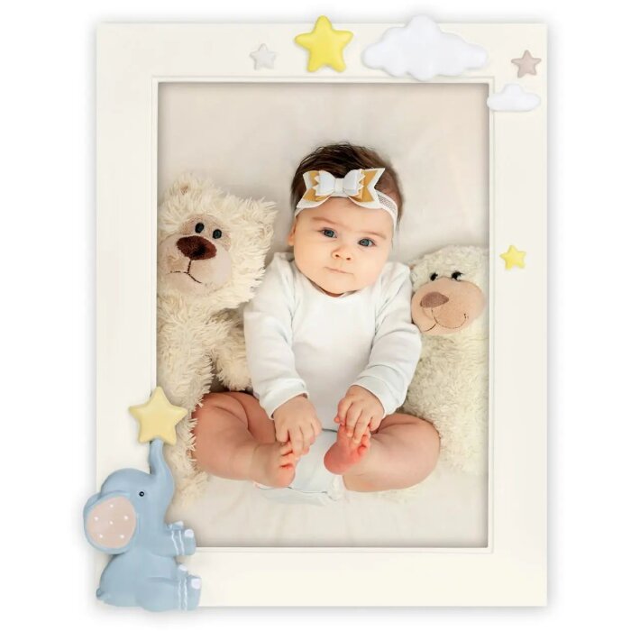 Фоторамка ZEP из полимерной смолы Eddy ivory blue 10x15 см 13x18 см