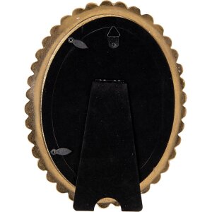 Clayre & Eef Fotorahmen 16x3x20 cm Weiß Gold...