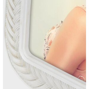 Фоторамка ZEP Ryes из полимерной смолы 13x18 см или 15x20 см белая