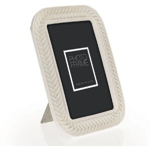 Фоторамка ZEP Ryes из полимерной смолы 13x18 см или 15x20 см белая